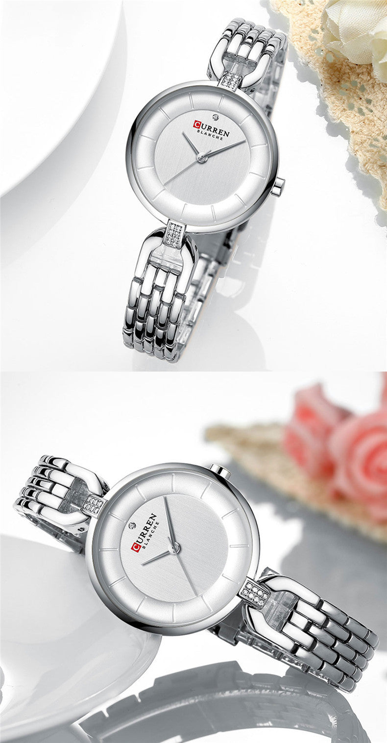 Fashion Women's Rhinestone Watch Waterproof Quartz Watch Rhinestone-encrusted